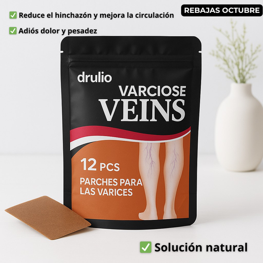 Parches Naturales para Varices y para las Piernas Cansadas - VeinPatch™